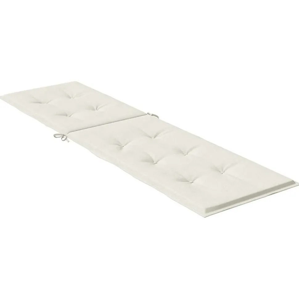 MAISON EXCLUSIVE - Coussin de chaise longue crème mélangé (75+105) x 50 x 4 cm