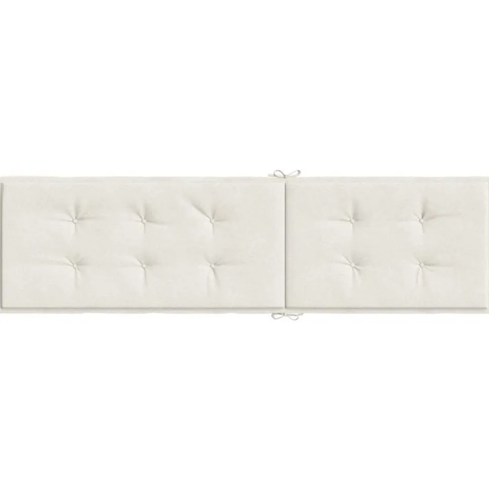 MAISON EXCLUSIVE - Coussin de chaise longue crème mélangé (75+105) x 50 x 4 cm