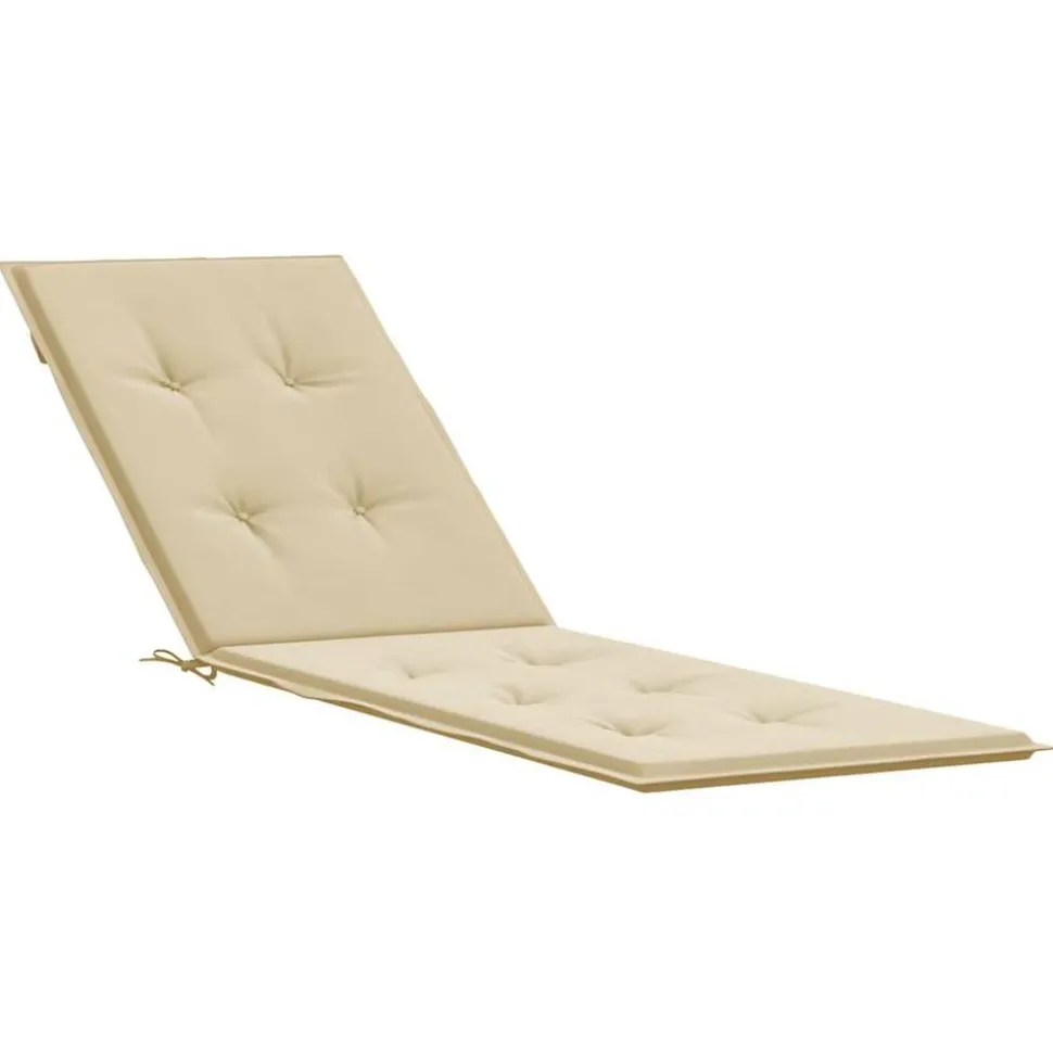 MAISON EXCLUSIVE - Coussin de chaise de terrasse beige (75+105)x50x4 cm