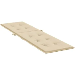 MAISON EXCLUSIVE - Coussin de chaise de terrasse beige (75+105)x50x4 cm