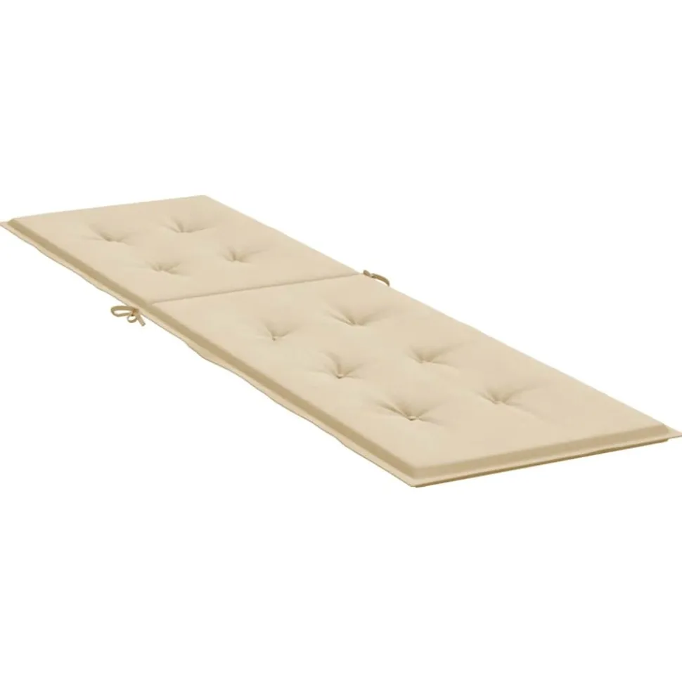 MAISON EXCLUSIVE - Coussin de chaise de terrasse beige (75+105)x50x4 cm