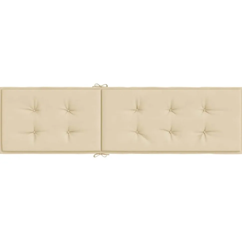MAISON EXCLUSIVE - Coussin de chaise de terrasse beige (75+105)x50x4 cm