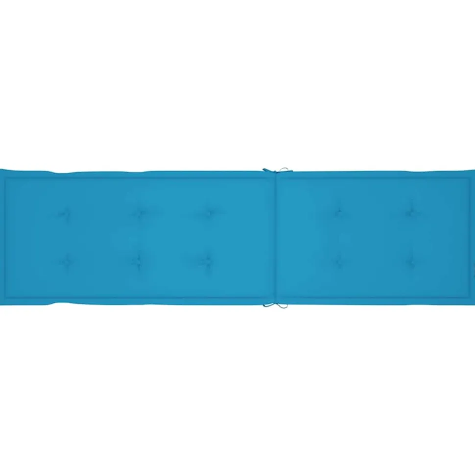MAISON EXCLUSIVE - Coussin de chaise de terrasse bleu (75+105)x50x4 cm