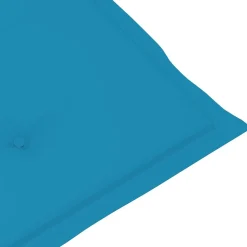 MAISON EXCLUSIVE - Coussin de chaise de terrasse bleu (75+105)x50x4 cm