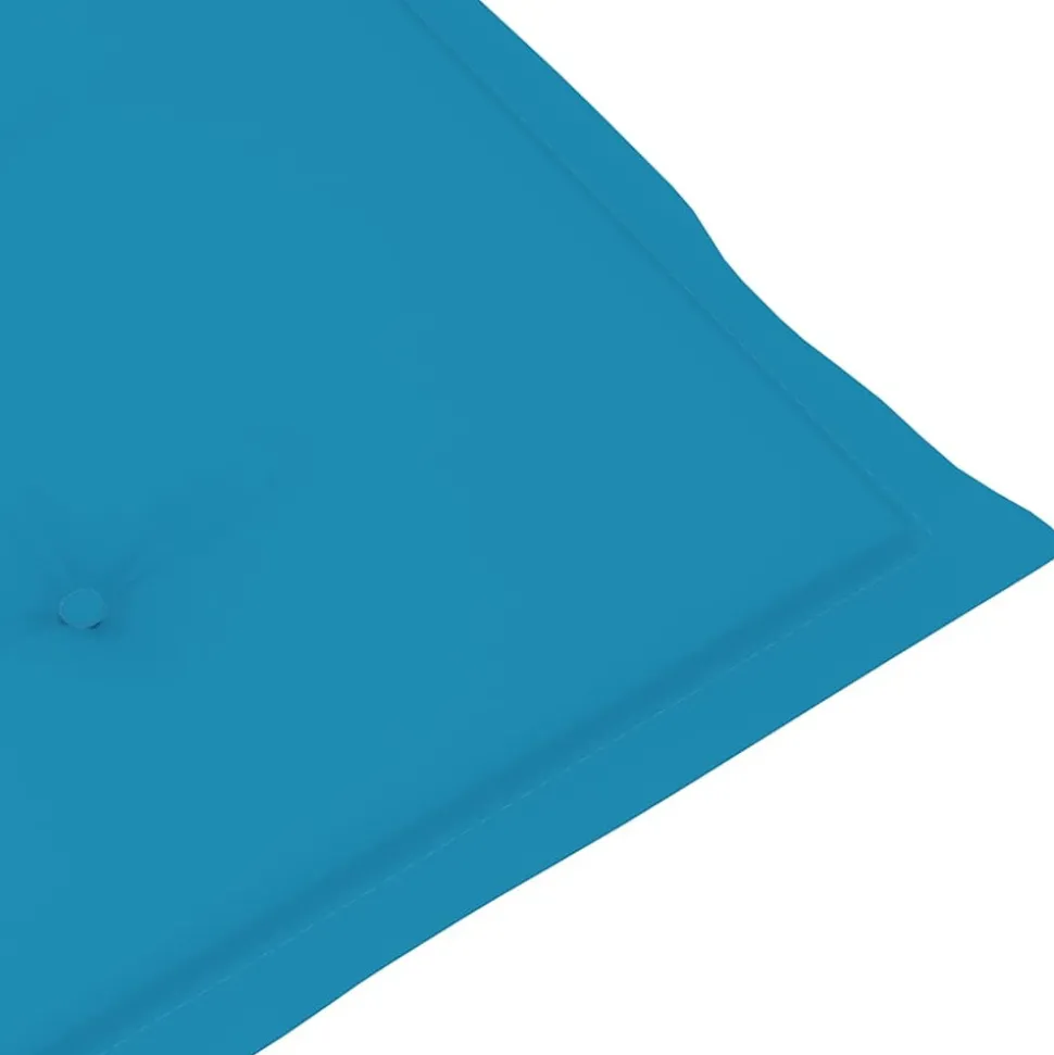 MAISON EXCLUSIVE - Coussin de chaise de terrasse bleu (75+105)x50x4 cm