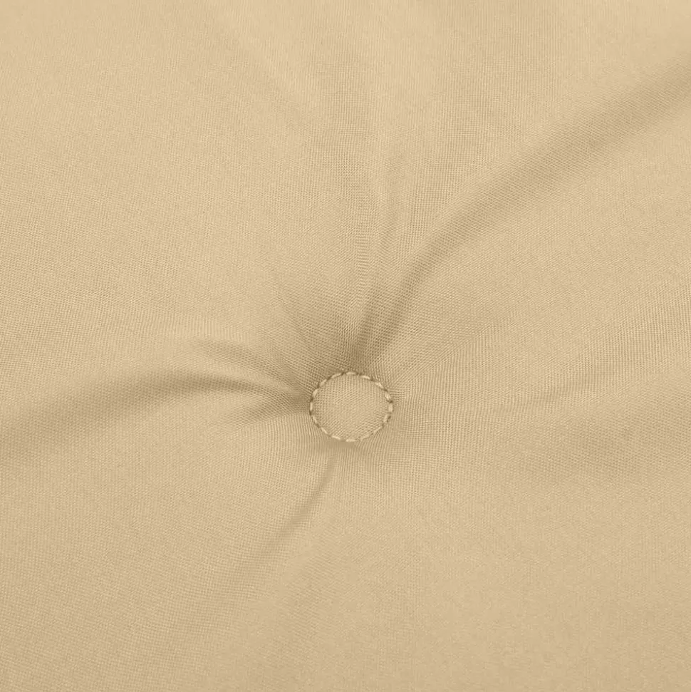MAISON EXCLUSIVE - Coussin de chaise longue beige mélangé (75+105) x 50 x 4 cm tissu