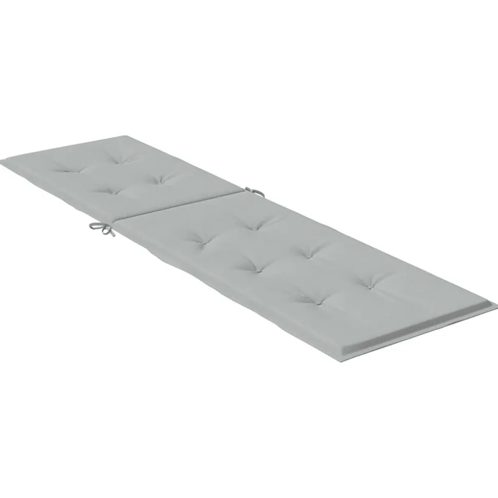 MAISON EXCLUSIVE - Coussin de chaise longue gris clair mélangé (75+105) x 50 x 4 cm