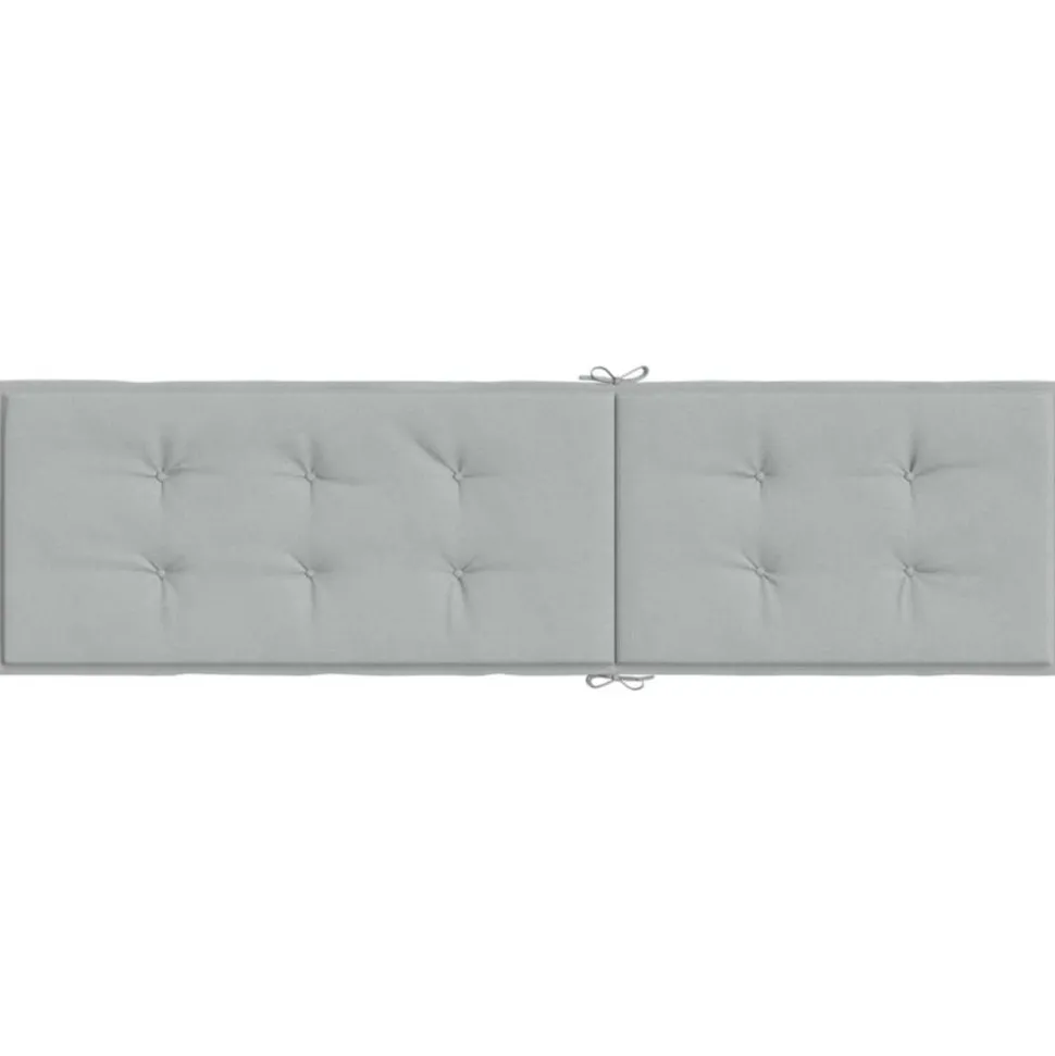 MAISON EXCLUSIVE - Coussin de chaise longue gris clair mélangé (75+105) x 50 x 4 cm