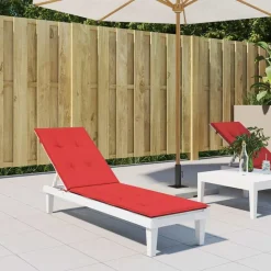 MAISON EXCLUSIVE - Coussin de chaise de terrasse rouge (75+105)x50x4 cm