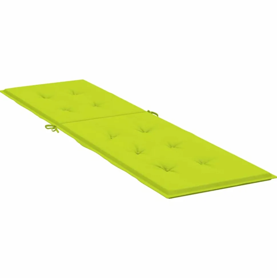 MAISON EXCLUSIVE - Coussin de chaise de terrasse vert vif (75+105)x50x4 cm