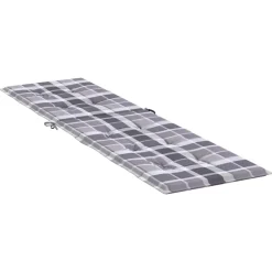 MAISON EXCLUSIVE - Coussin de chaise de terrasse carreaux gris (75+105)x50x4 cm
