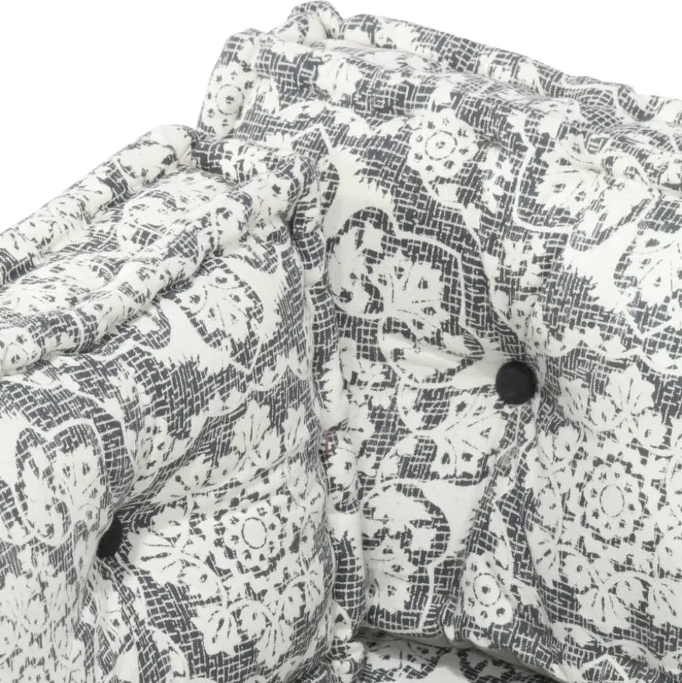 MAISON EXCLUSIVE - Coussin de canapé palette gris clair tissu patchwork
