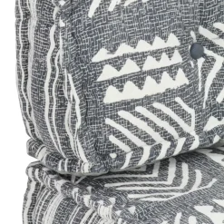 MAISON EXCLUSIVE - Coussin de canapé palette gris tissu patchwork