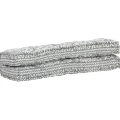 MAISON EXCLUSIVE - Coussin de canapé palette gris clair tissu patchwork