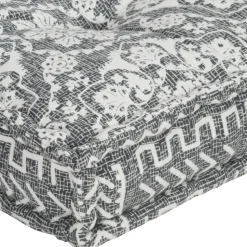 MAISON EXCLUSIVE - Coussin de canapé palette gris clair tissu patchwork
