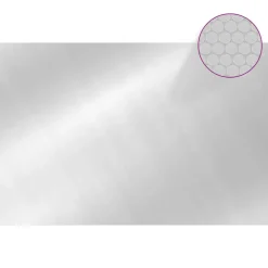 MAISON EXCLUSIVE - Couverture de piscine rectangulaire 600x400 cm pe argenté