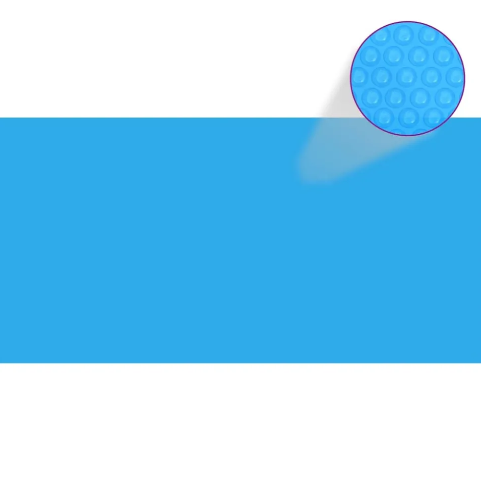 MAISON EXCLUSIVE - Couverture de piscine bleu 400 x 200 cm pe