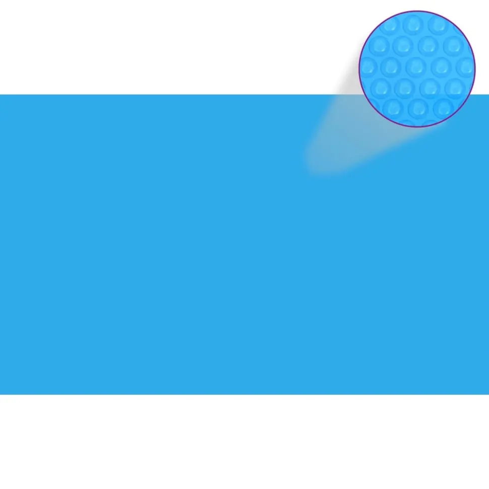 MAISON EXCLUSIVE - Couverture de piscine rectangulaire 1000x600 cm pe bleu