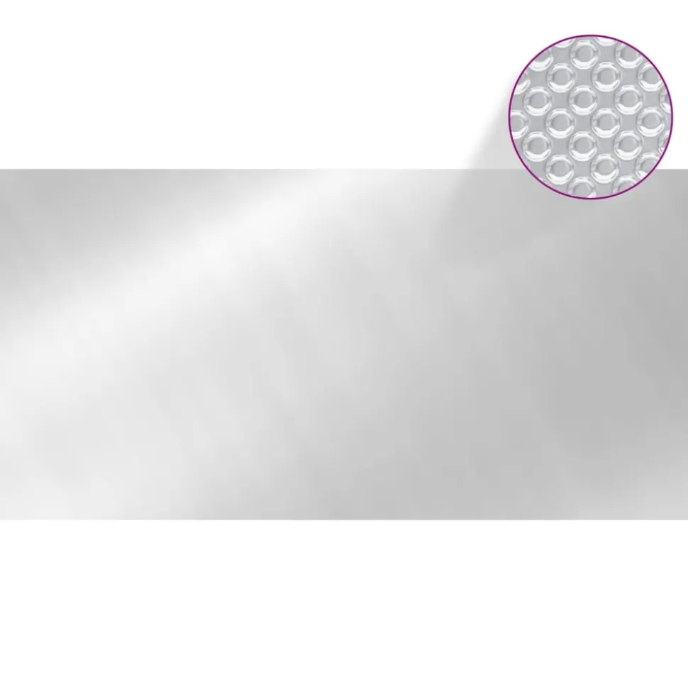 MAISON EXCLUSIVE - Couverture de piscine argenté 732x366 cm pe