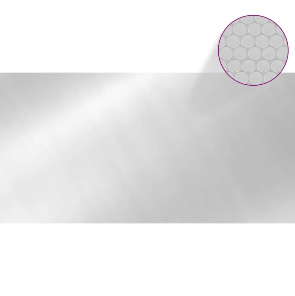 MAISON EXCLUSIVE - Couverture de piscine argenté 732x366 cm pe