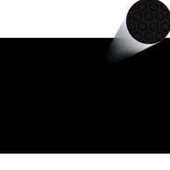 MAISON EXCLUSIVE - Couverture de piscine rectangulaire 600x400 cm pe noir