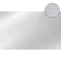 MAISON EXCLUSIVE - Couverture de piscine argenté 260x160 cm pe