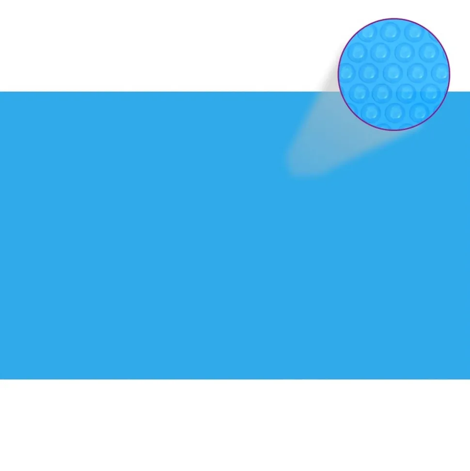 MAISON EXCLUSIVE - Couverture de piscine rectangulaire 500x300 cm pe bleu