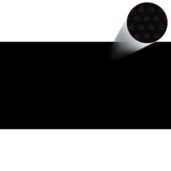 MAISON EXCLUSIVE - Couverture de piscine noir 975 x 488 cm pe