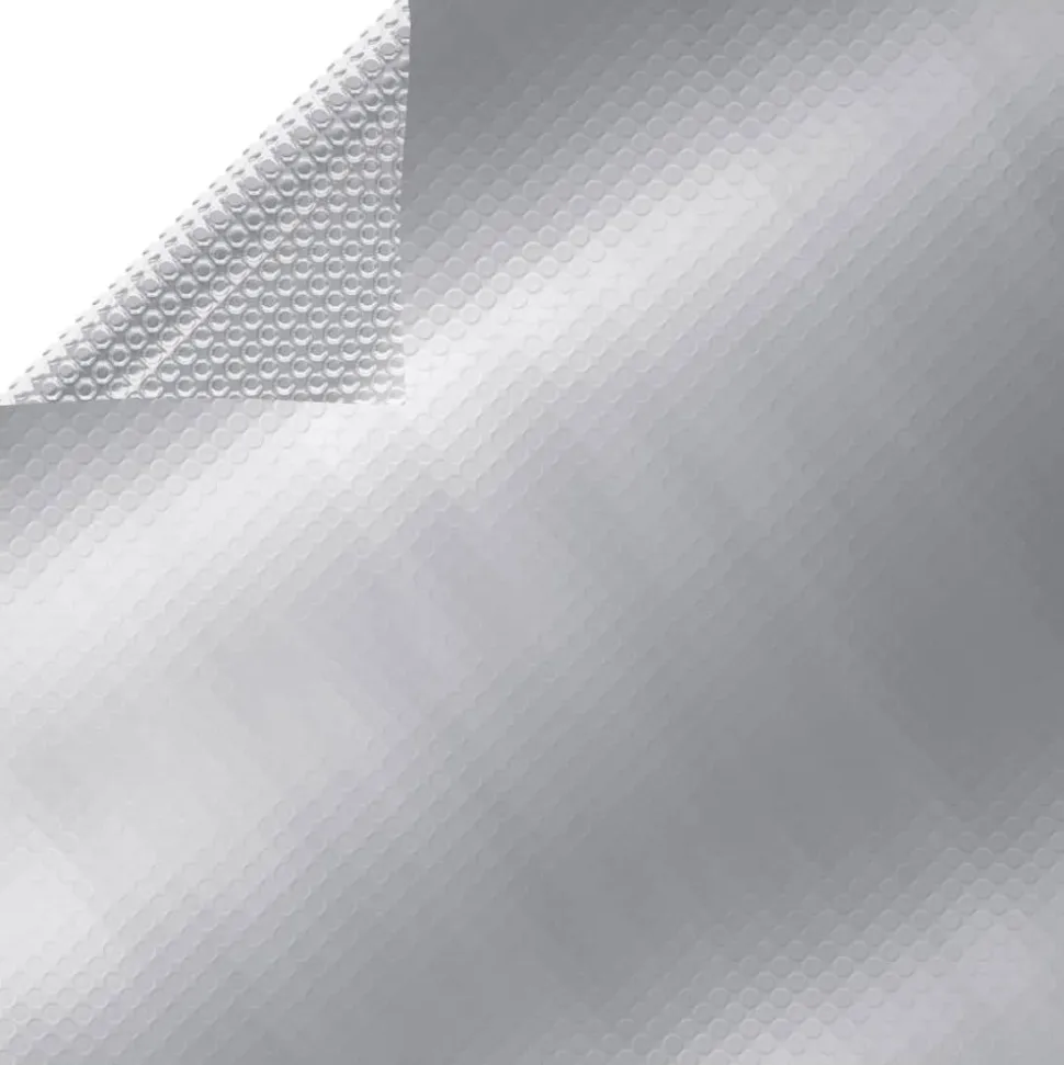MAISON EXCLUSIVE - Couverture de piscine rectangulaire 1000x600 cm pe argenté