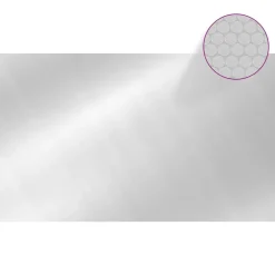 MAISON EXCLUSIVE - Couverture de piscine rectangulaire 1000x600 cm pe argenté