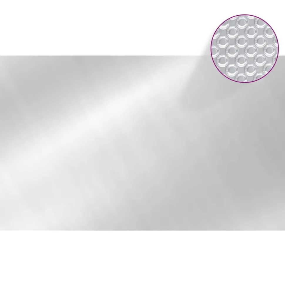MAISON EXCLUSIVE - Couverture de piscine rectangulaire 1000x600 cm pe argenté