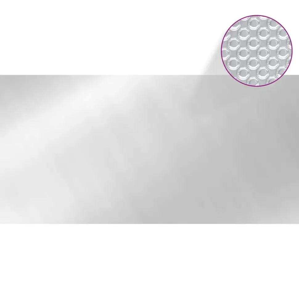 MAISON EXCLUSIVE - Couverture de piscine argenté 450x220 cm pe