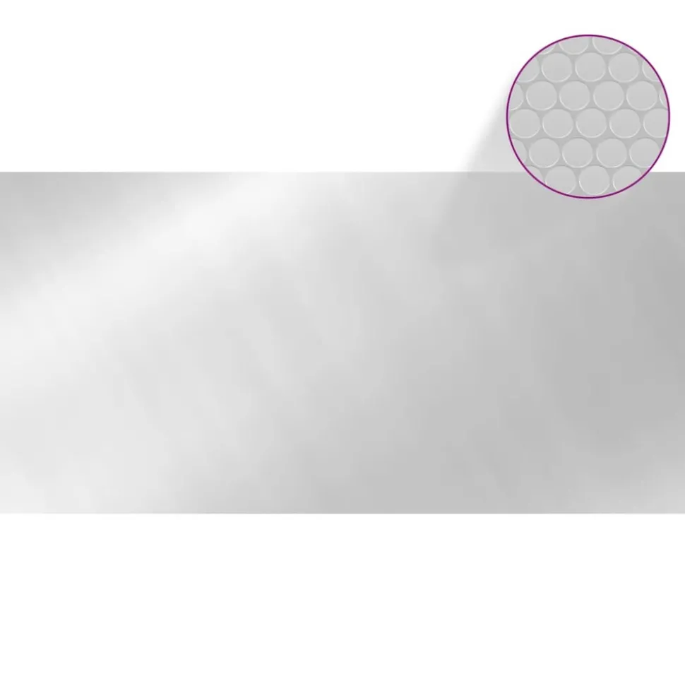MAISON EXCLUSIVE - Couverture de piscine argenté 450x220 cm pe