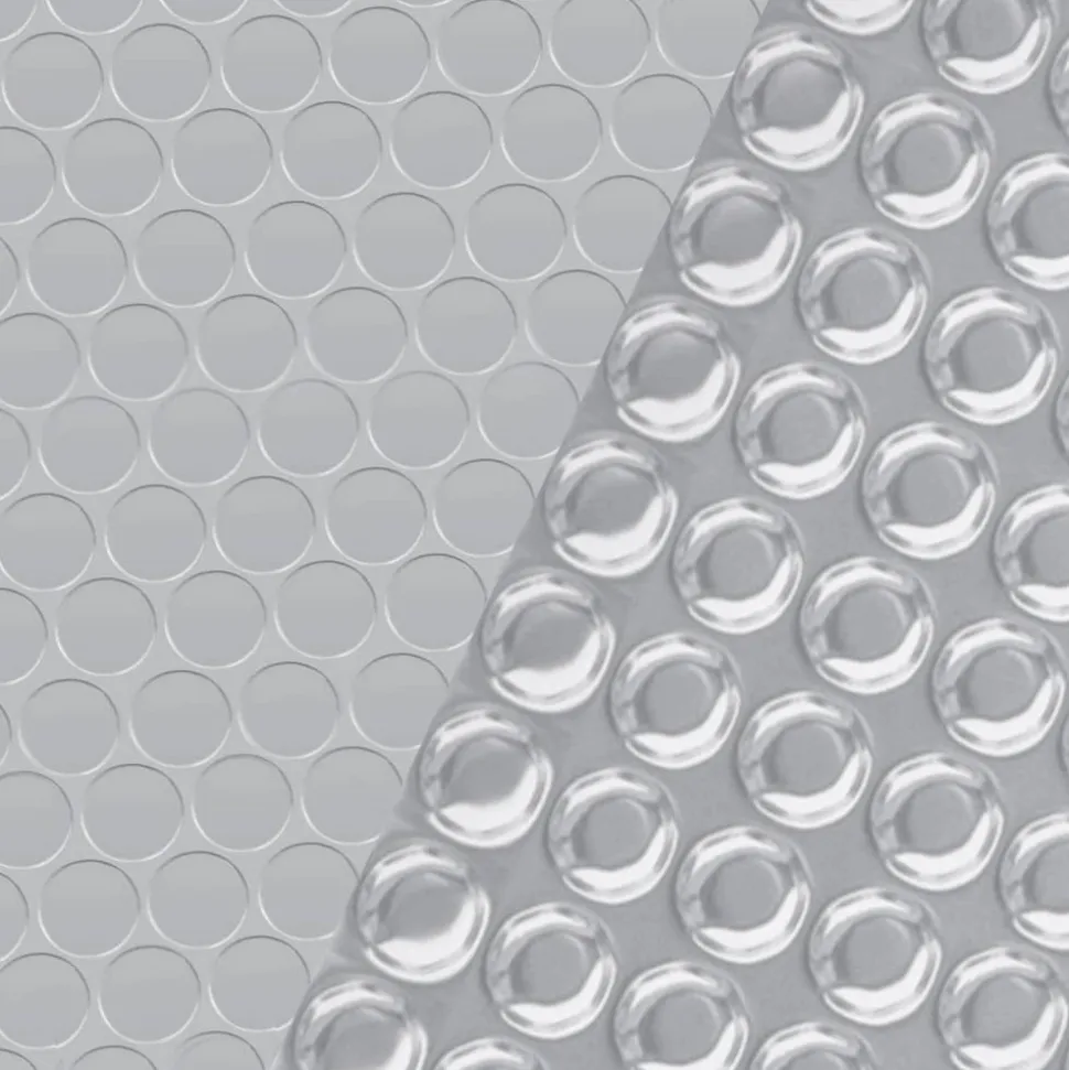 MAISON EXCLUSIVE - Couverture de piscine argenté 450x220 cm pe