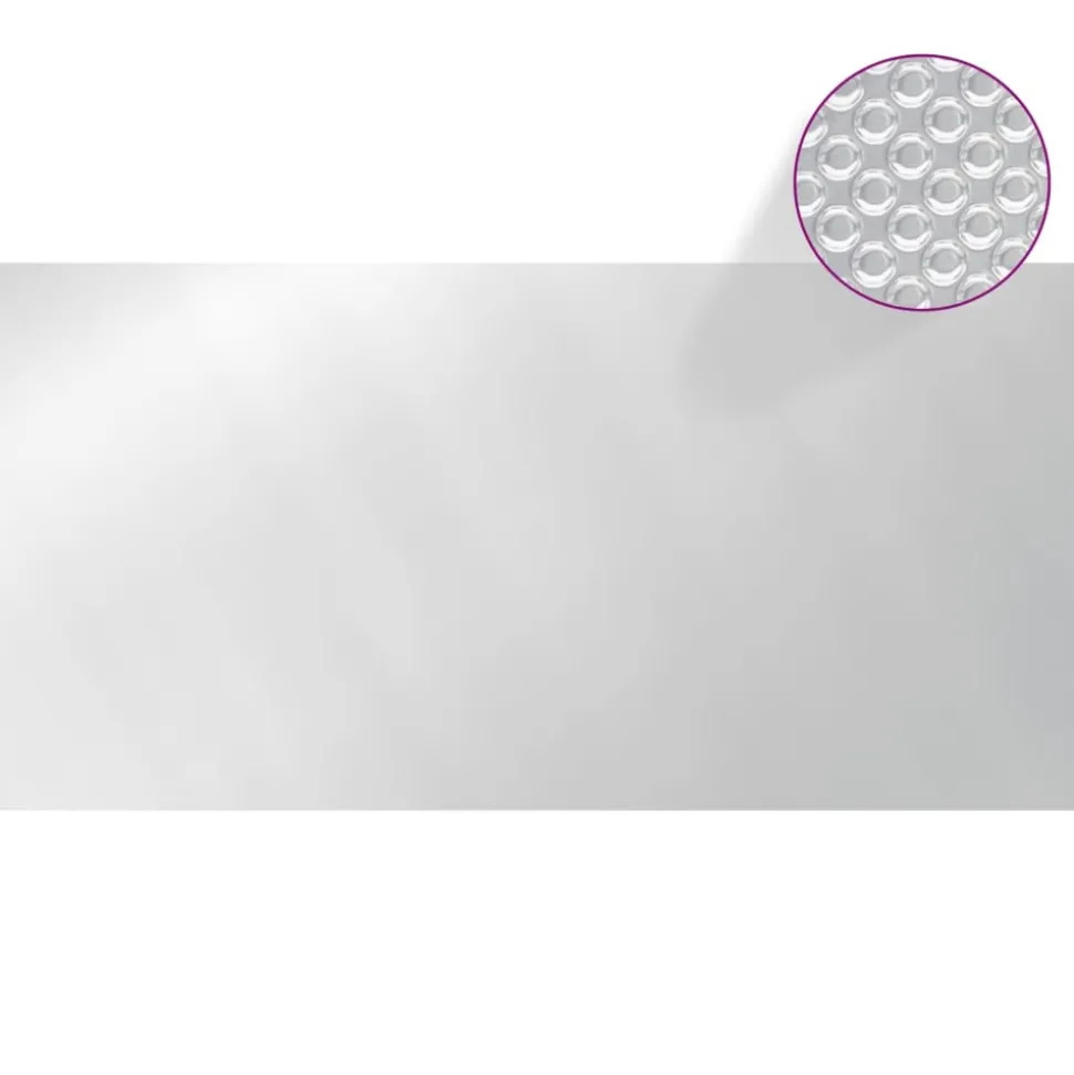 MAISON EXCLUSIVE - Couverture de piscine argenté 488x244 cm pe
