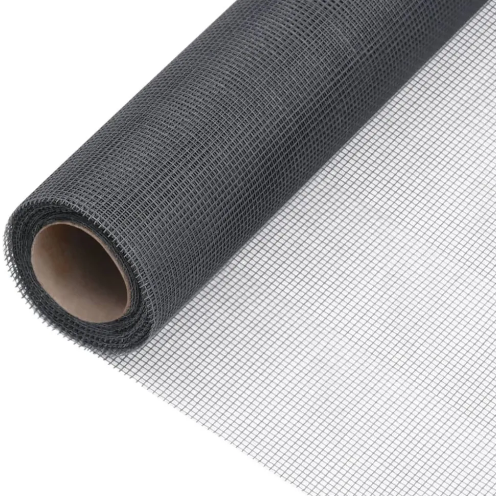 MAISON EXCLUSIVE - Écran en treillis fibre de verre 80x2000 cm gris
