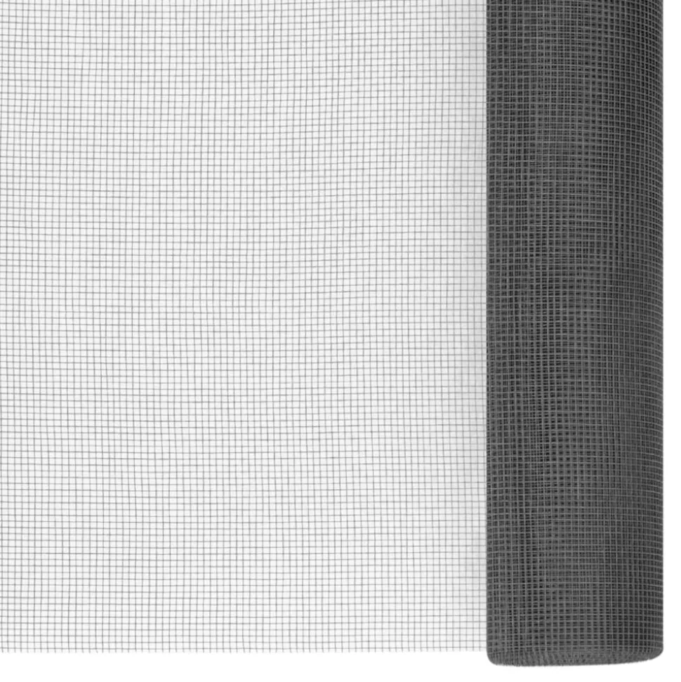 MAISON EXCLUSIVE - Écran en treillis fibre de verre 100x2000 cm noir