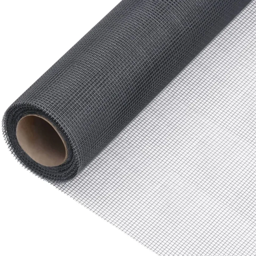 MAISON EXCLUSIVE - Écran en treillis fibre de verre 112x500 cm gris