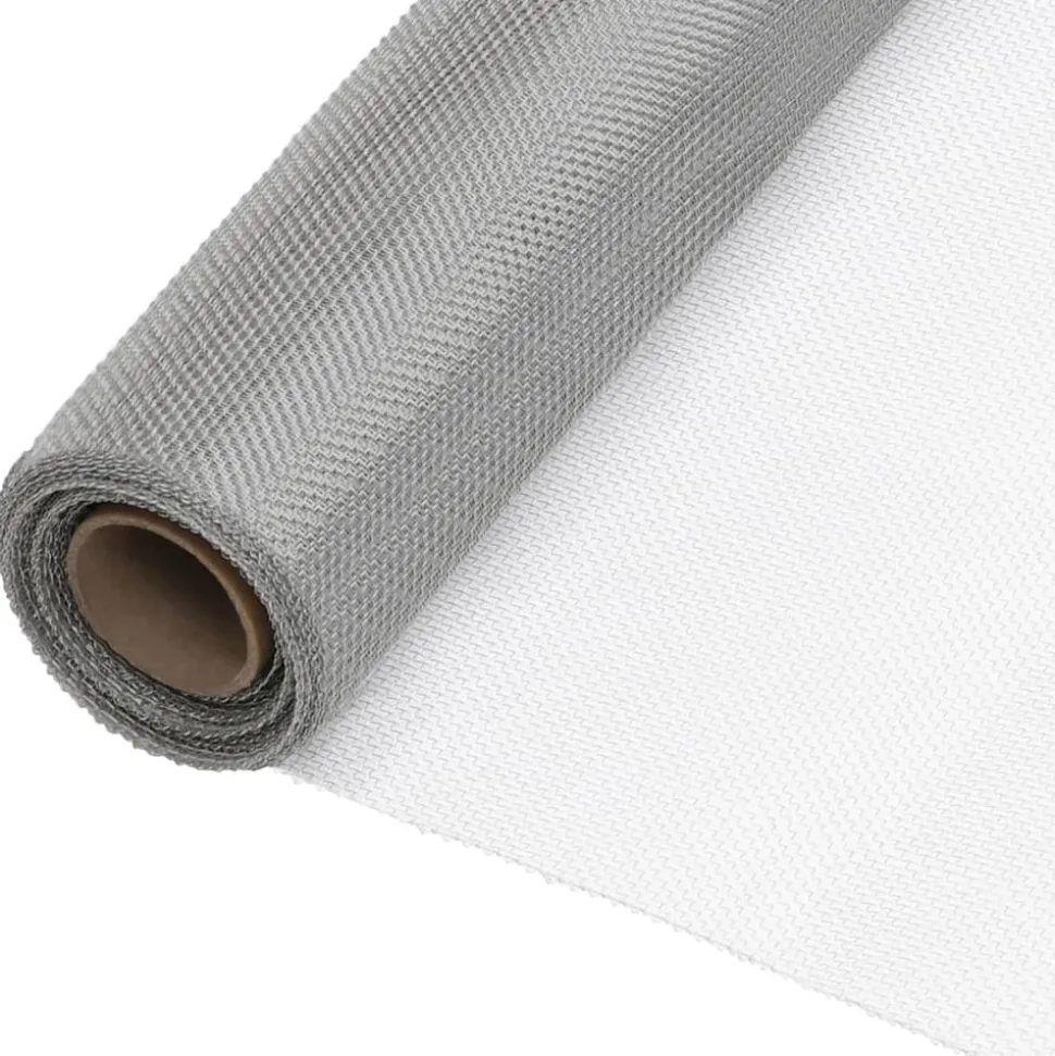 MAISON EXCLUSIVE - Écran en treillis acier inoxydable 60x500 cm argenté