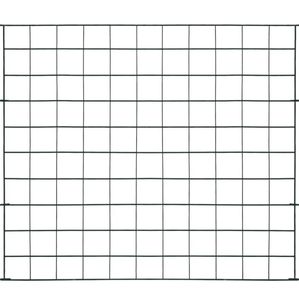 MAISON EXCLUSIVE - Ensemble de clôture de jardin 77,5x64 cm vert