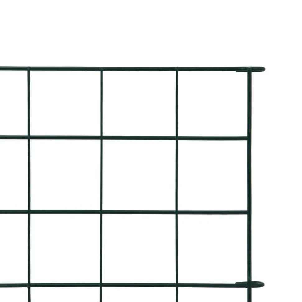 MAISON EXCLUSIVE - Ensemble de clôture de jardin 77,5x64 cm vert