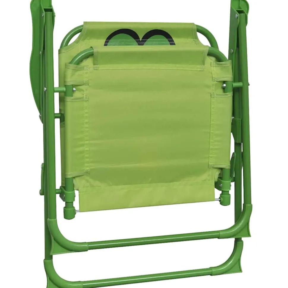 MAISON EXCLUSIVE - Ensemble de bistro avec parasol pour enfants 3 pcs vert