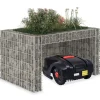 MAISON EXCLUSIVE - Garage tondeuse à gazon lit surélevé 110x80x60 cm fil en acier
