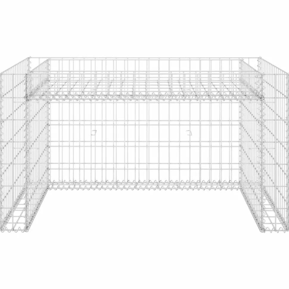 MAISON EXCLUSIVE - Garage tondeuse à gazon lit surélevé 110x80x60 cm fil en acier