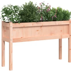 MAISON EXCLUSIVE - Jardinières 2 pcs avec pieds bois massif douglas