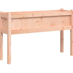 MAISON EXCLUSIVE - Jardinières 2 pcs avec pieds bois massif douglas