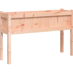 MAISON EXCLUSIVE - Jardinières 2 pcs avec pieds bois massif douglas