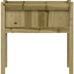 MAISON EXCLUSIVE - Jardinière avec pieds 70x31x70 cm bois de pin imprégné