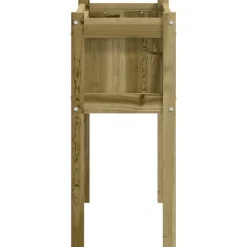 MAISON EXCLUSIVE - Jardinière avec pieds 70x31x70 cm bois de pin imprégné