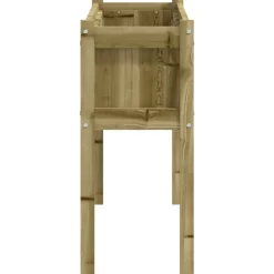MAISON EXCLUSIVE - Jardinière avec pieds 110x31x70 cm bois de pin imprégné